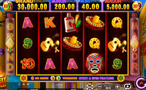 Aperçu du jeu Sweet Chilli : Electric Cash sur Casino777.be